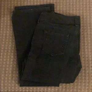 Dark wash express boot cut jean